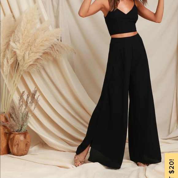 Lulus Pants - Lulu’s wide leg, tulip trousers